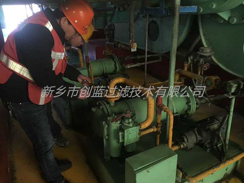 2019年3月1日新鄉創藍過濾公司技術及銷售人員赴客戶現場測繪(圖2)